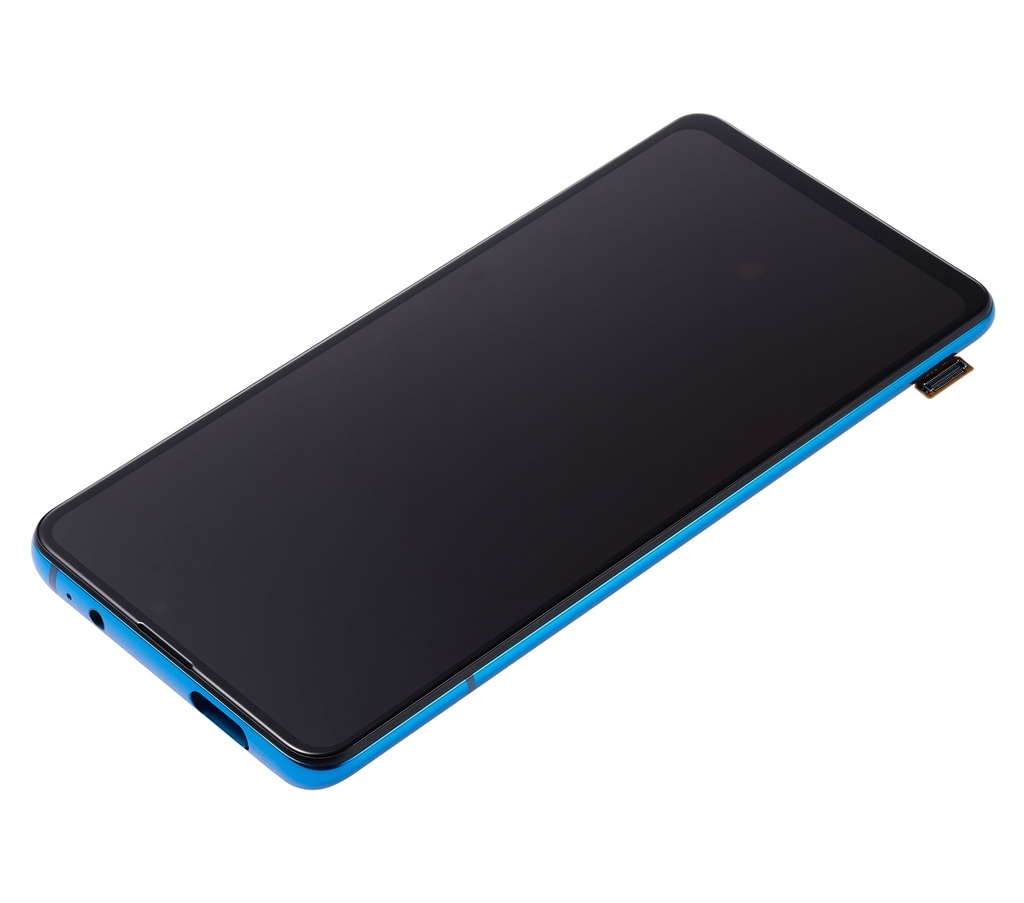 Bloc écran OLED avec châssis pour Xiaomi Mi 9T / 9T Pro / K20 / K20 Pro - Aftermarket Plus - Bleu Glacier