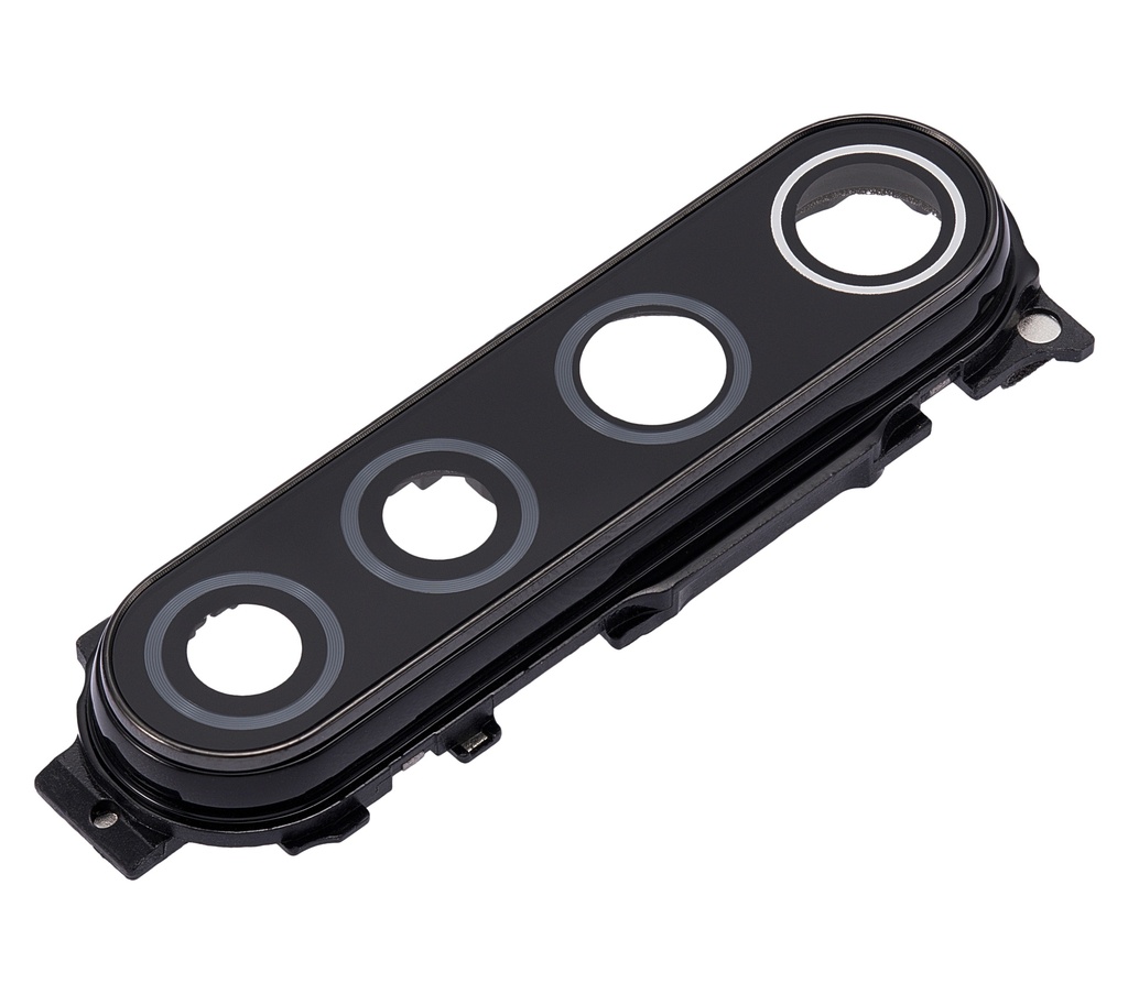 Lentille caméra arrière avec support / cadre pour Xiaomi Redmi Note 8T (Space Black)