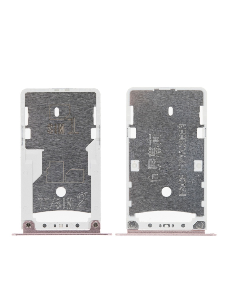 Tiroir SIM  Compatible pour Xiaomi Redmi Note 4X (Sakura Powder)