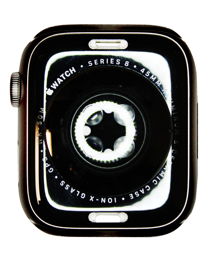 Boitier compatible Apple Watch Serie 8 - 45MM - Aluminum-Midnight - Version GPS - Grade A