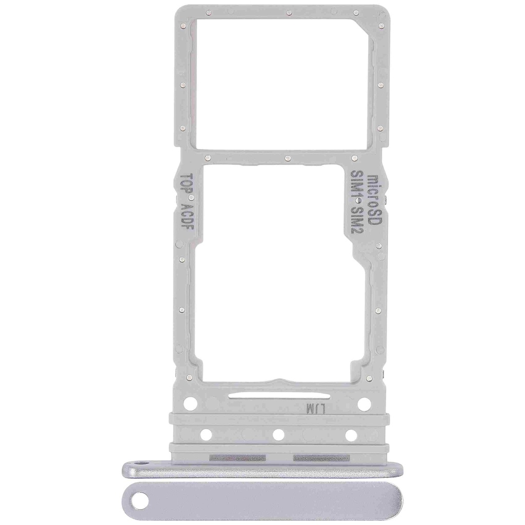 Tiroir Double SIM compatible SAMSUNG A34 - A346 2023 - Argent