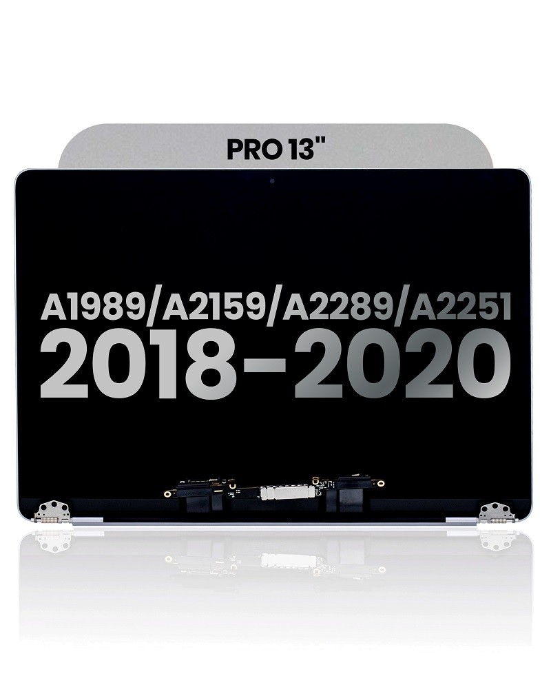 Bloc écran LCD pour MacBook Pro 13" - A1989 - fin 2018 et déb 2019 - A2159 mi 2019 - A2289 - A2251 mi 2020 - Gris Sidéral