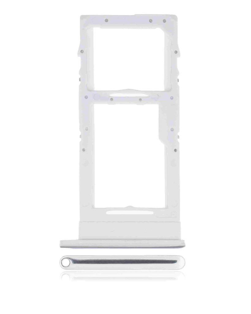 Tiroir SIM compatible SAMSUNG A51 5G - A516 2020 - Prism Cube White