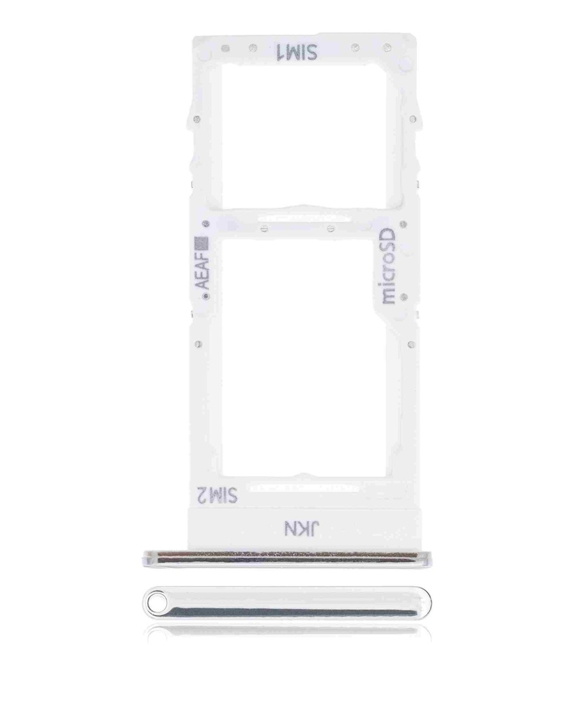 Tiroir Double SIM compatible SAMSUNG A51 5G - A516 2019 - Prism Crush White