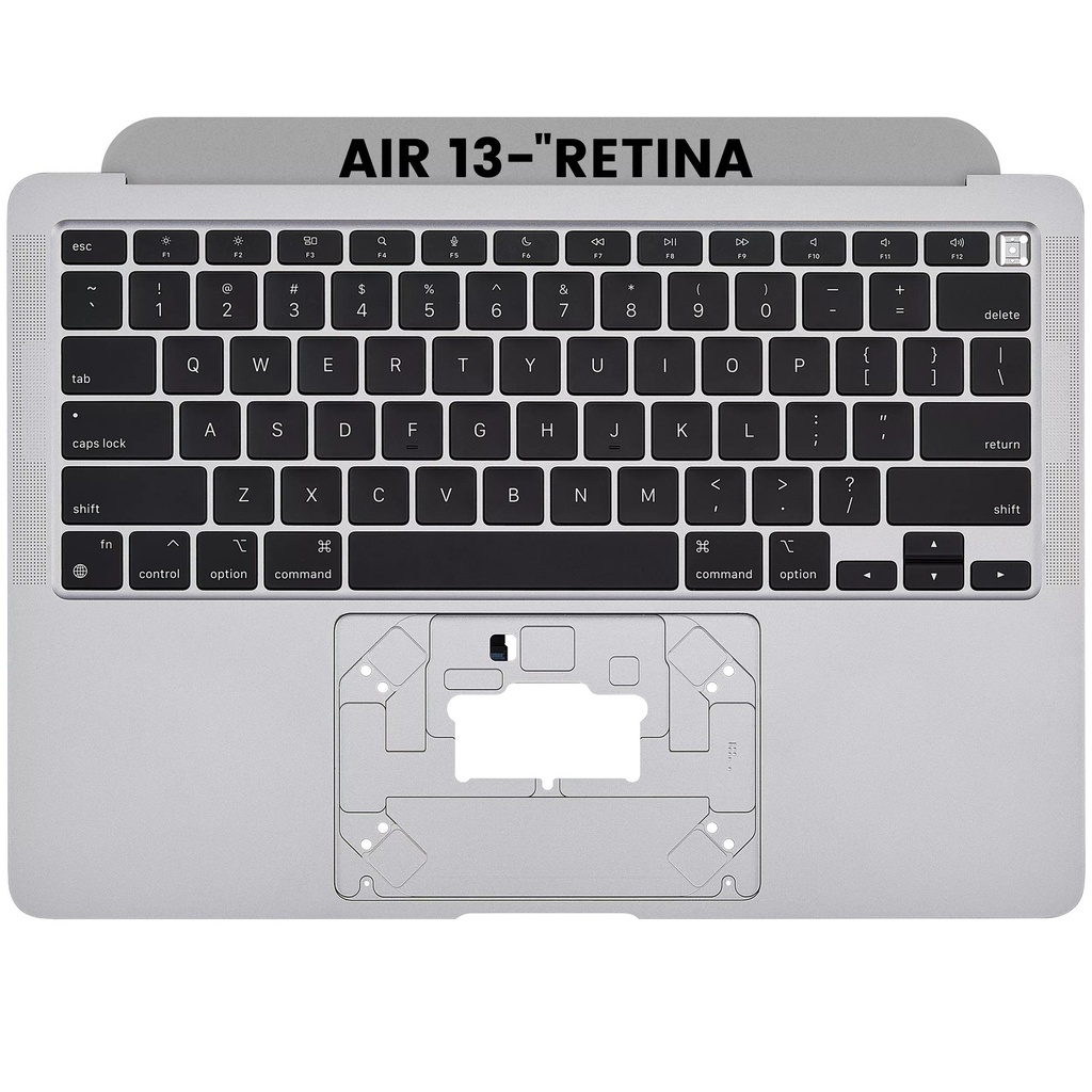 Top case avec clavier AZERTY pour MacBook Air 13" Retina A2337 - Fin 2020 - Space Gray