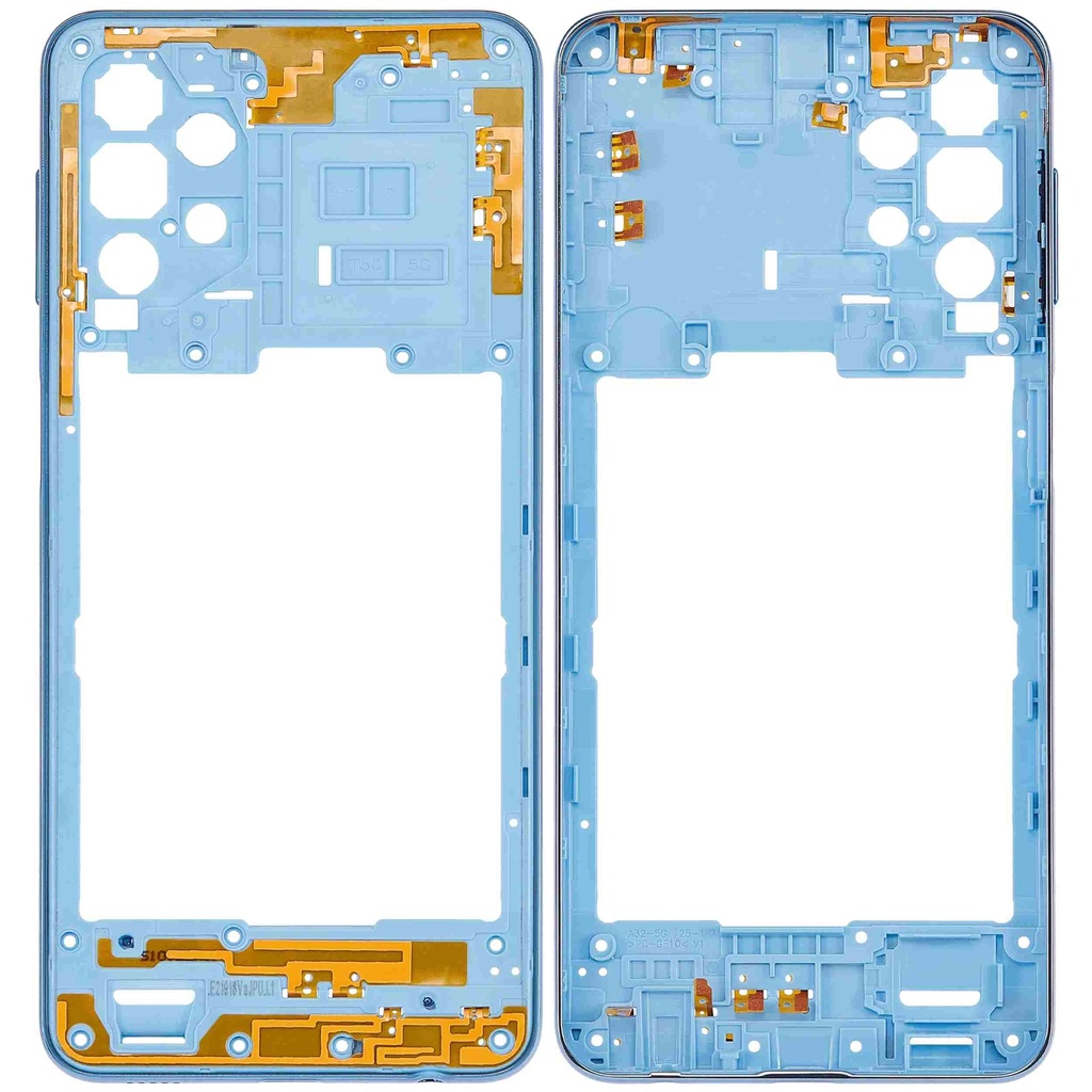 Châssis central compatible SAMSUNG A32 5G - A326 2021 - Bleu