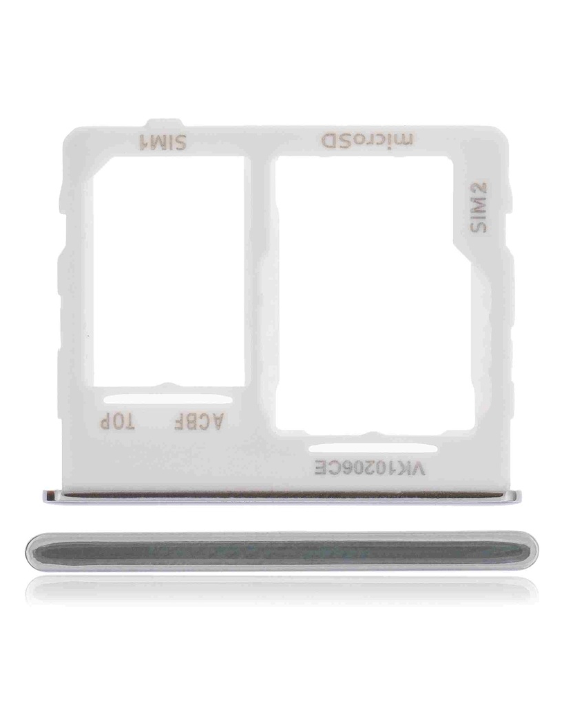 Tiroir Double SIM compatible SAMSUNG A32 5G - A326 2021 - Blanc