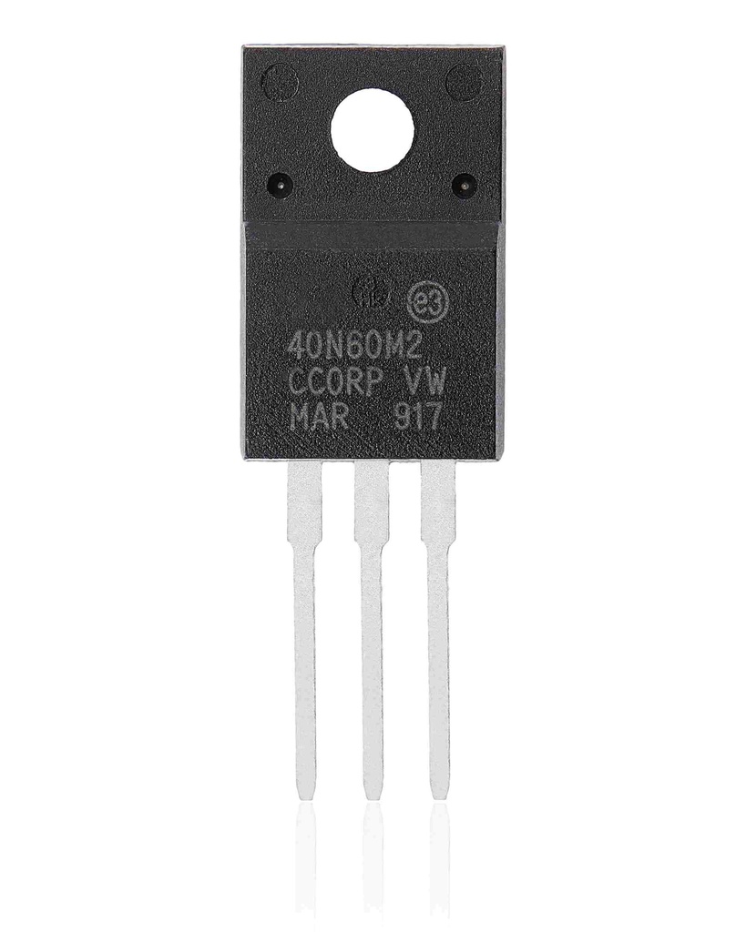 40N60M2 - Transistor Canal N Pour Alimentation PlayStation 5  - TO-220F, 650 V - Soudure nécessaire