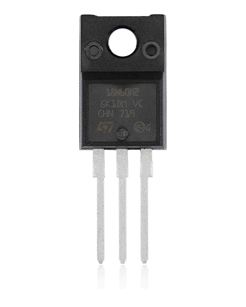 18N60M2 - Commutateur d'alimentation Mosfet pour PlayStation 5 - TO-220F, 600V - Soudure nécessaire