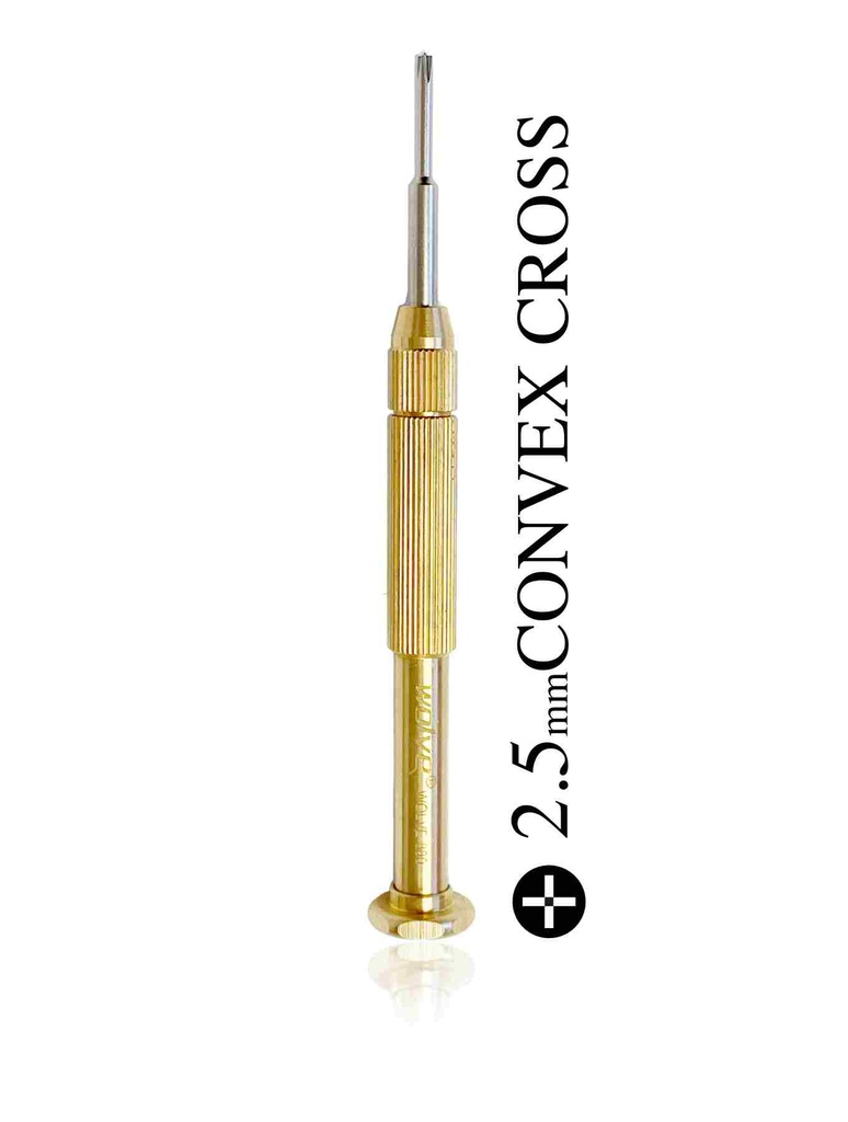 Tournevis Cruciforme convexe 3D 2,5 mm - Série Wolve