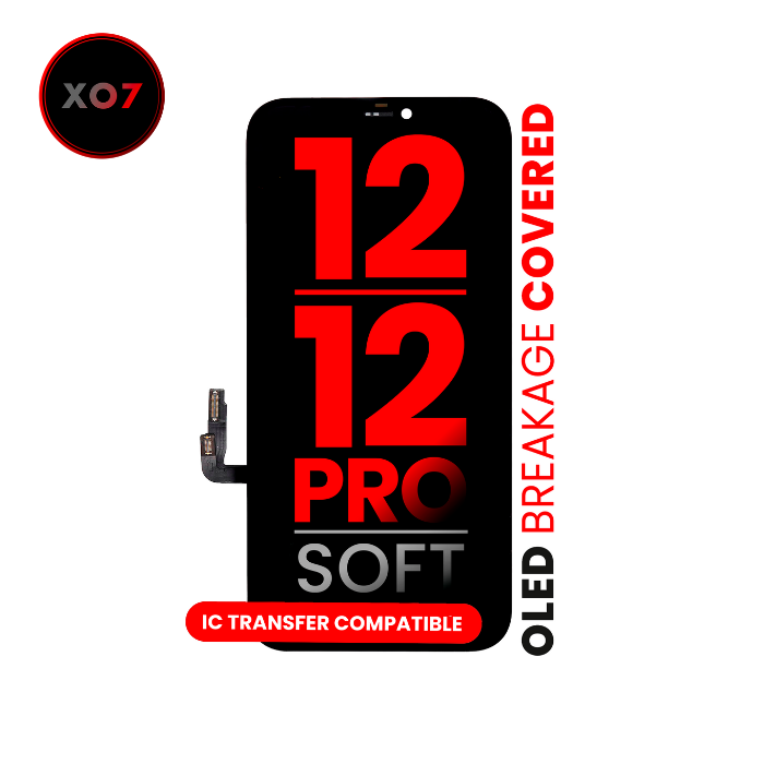 Bloc écran OLED compatible pour iPhone 12/ 12 Pro - XO7 - Soft