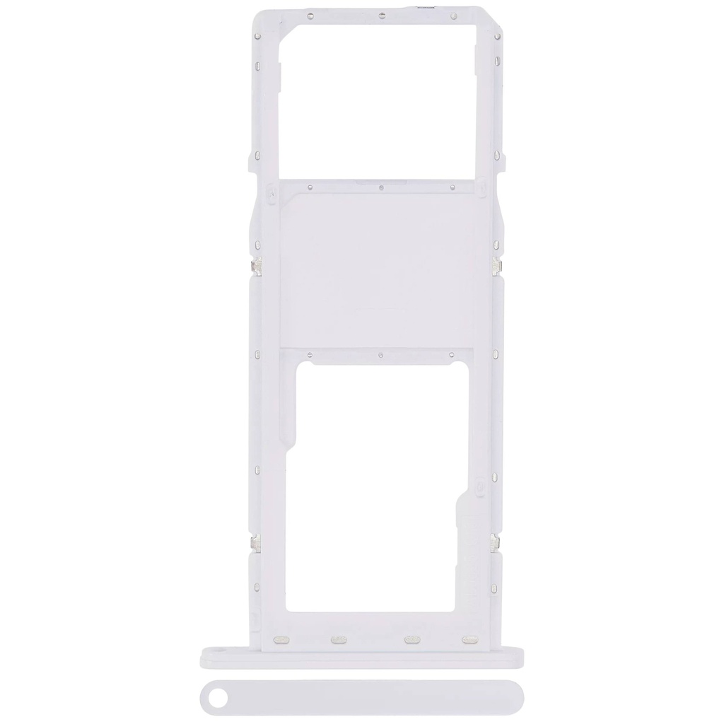 Tiroir SIM compatible SAMSUNG A02S A025 2020 - A03 A035 2021 - Blanc