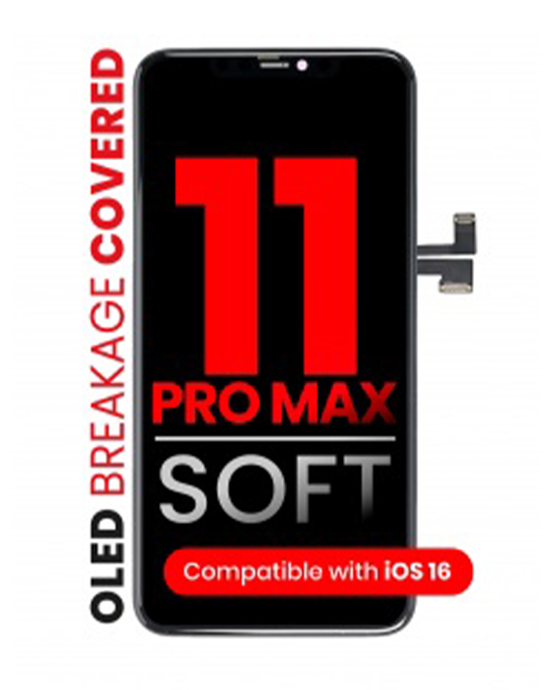 Bloc écran OLED compatible pour iPhone 11 Pro Max - XO7 - Soft
