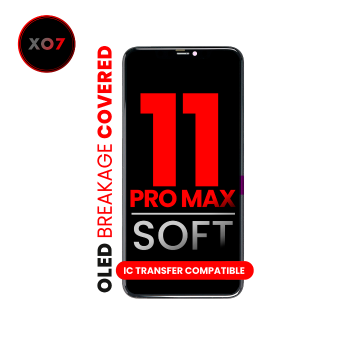 Bloc écran OLED compatible pour iPhone 11 Pro Max - XO7 - Soft