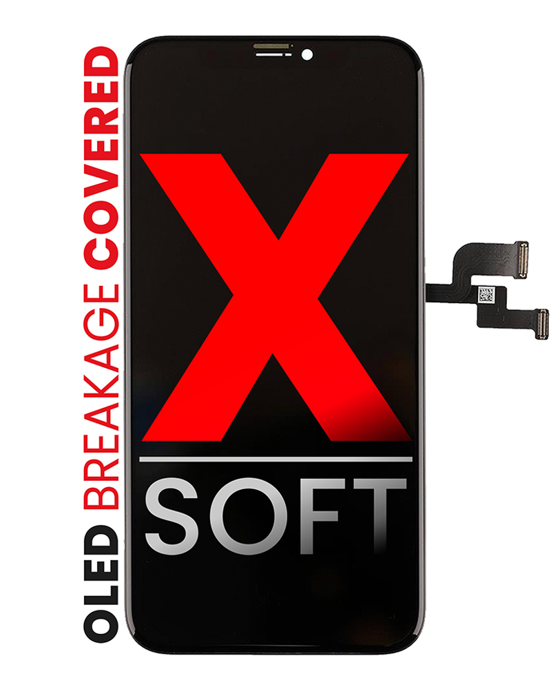 Bloc écran OLED compatible pour iPhone X - XO7 - Soft