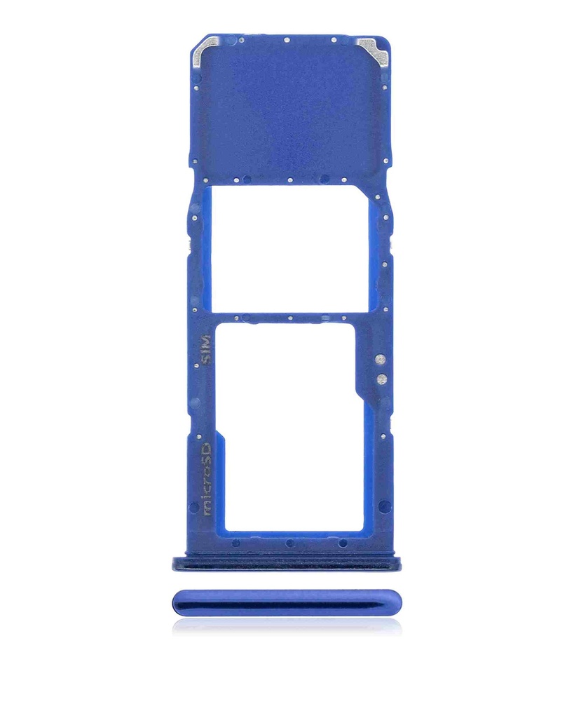 Tiroir SIM compatible SAMSUNG A70 - A705 2019 - Bleu