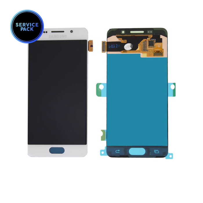 Bloc écran OLED pour SAMSUNG A3 2016 - A310F - SERVICE PACK - Blanc