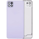 Vitre arrière avec lentille caméra arrière compatible SAMSUNG A22 5G A226 2021 - Aftermarket Plus - Violet