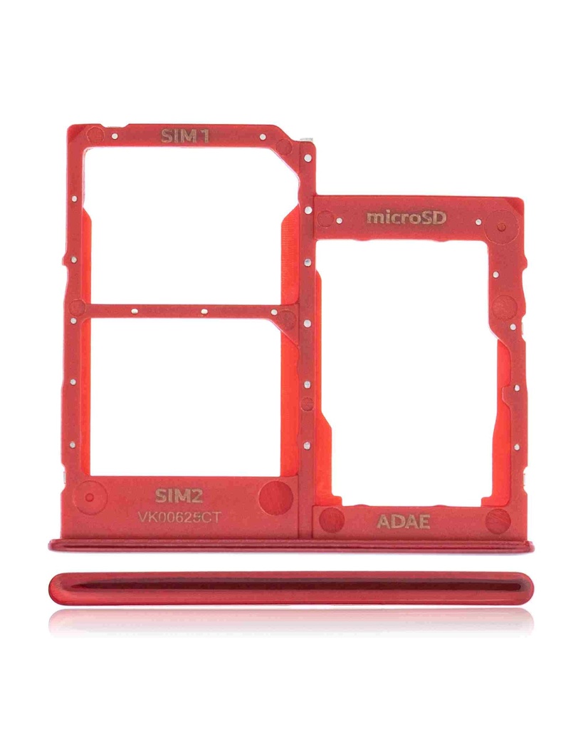 Tiroir Double SIM compatible SAMSUNG A41 - A415 2020 - Prism Crush Red