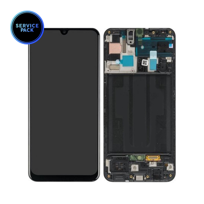 Bloc écran OLED pour SAMSUNG A50 - A505F - SERVICE PACK - Noir