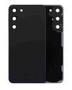 Vitre arrière avec lentille caméra compatible SAMSUNG S23 Plus 5G - Sans logo - Aftermarket Plus - Phantom Black