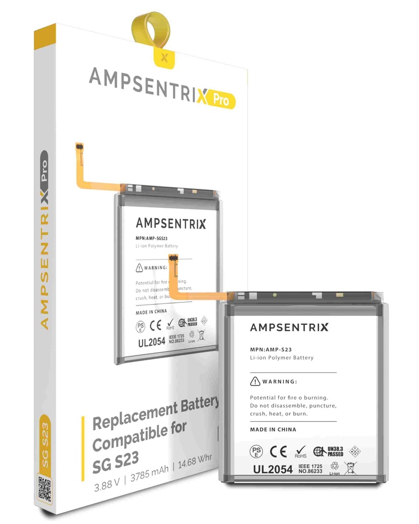 Batterie compatible SAMSUNG S23 5G - AmpSentrix Pro