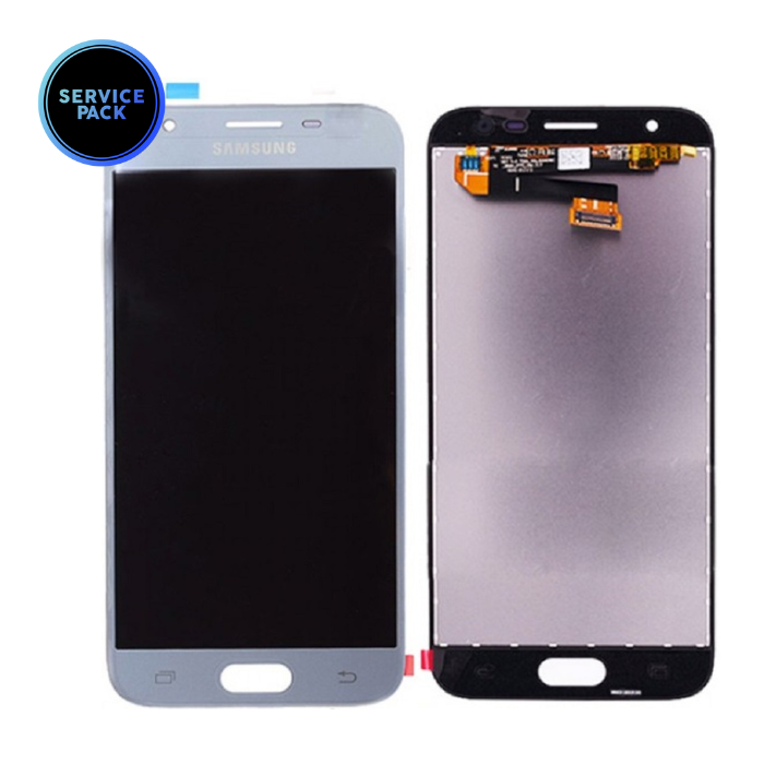 Bloc écran LCD pour SAMSUNG J3 2017 J330F - SERVICE PACK -  Argent