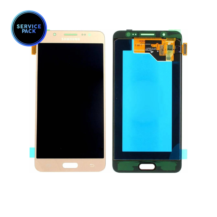 Bloc écran OLED pour SAMSUNG J5 2016 - J510F - SERVICE PACK - Or