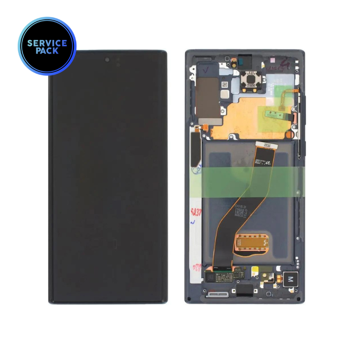 Bloc écran pour SAMSUNG Note 10 Plus N975F - SERVICE PACK - Noir