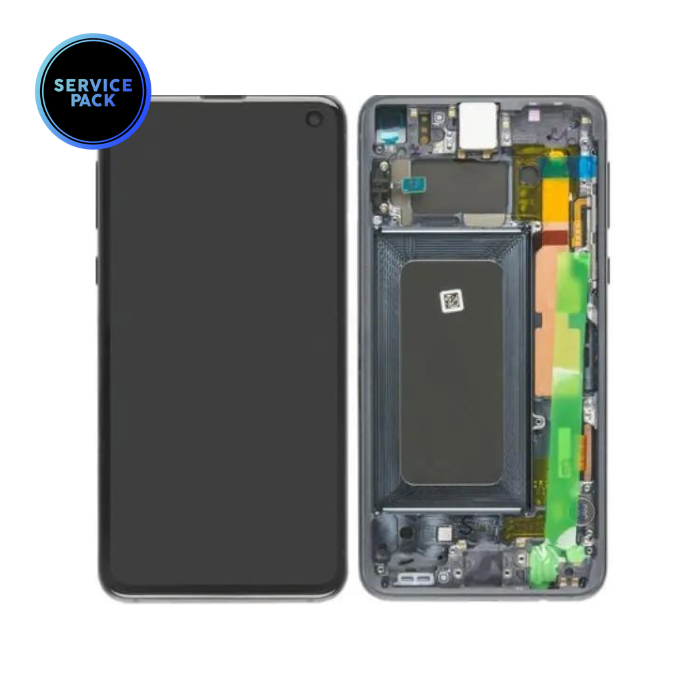 Bloc écran OLED pour SAMSUNG S10e - G970F - SERVICE PACK - Noir