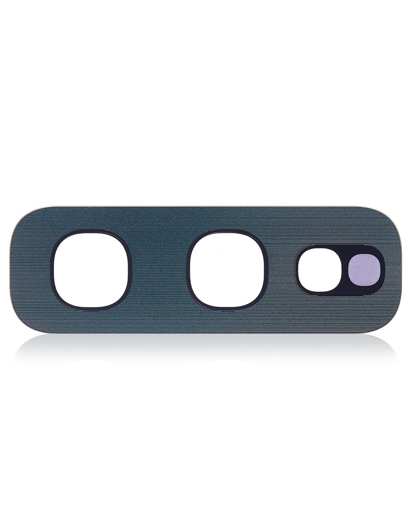 Pack de 10 Lentilles caméra arrière - verre seul avec adhésif compatible Samsung Galaxy S10E - Prism Green