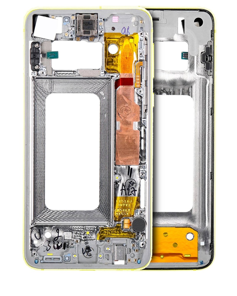 Châssis central compatible SAMSUNG S10E - Canary Yellow