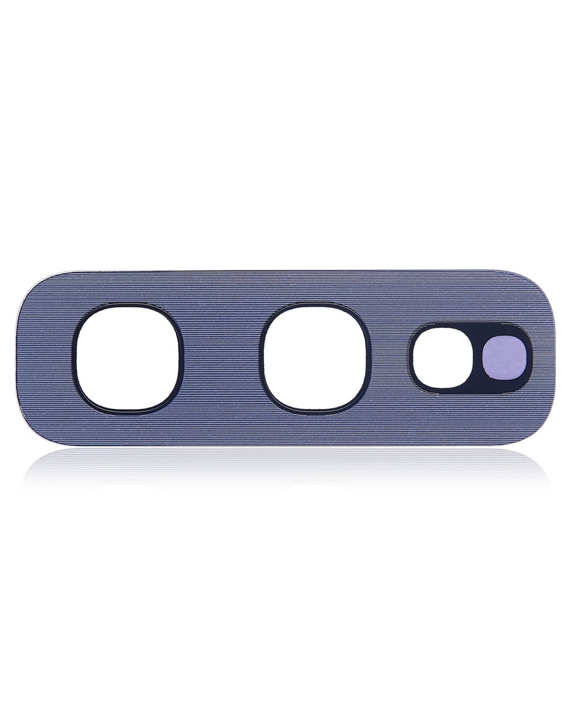 Pack de 10 Lentilles caméra arrière - verre seul avec adhésif compatibles Samsung Galaxy S10E - Prism Blue