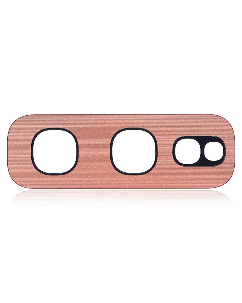 Lot de 10 lentilles caméra arrière - verre seul avec adhésif compatibles SAMSUNG S10E - Flamingo Pink