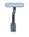 Lecteur d'empreintes digitales avec nappe bouton power compatible Samsung S10E - Prism Blue