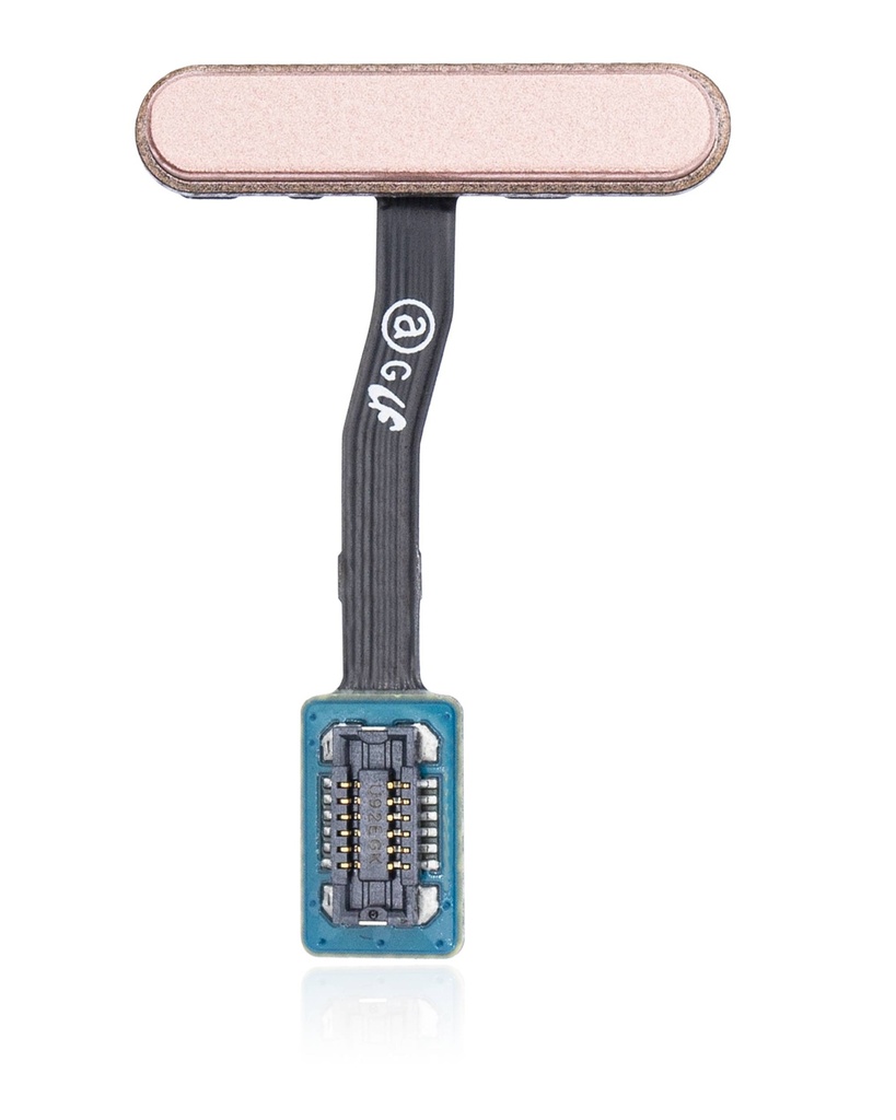 Lecteur d'empreintes digitales avec nappe bouton power compatible Samsung S10E - Flamingo Pink