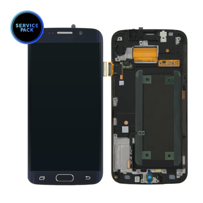 Bloc écran OLED pour SAMSUNG S6 Edge - G925F - SERVICE PACK - Noir