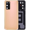 Vitre arrière avec lentille caméra compatible HUAWEI P40 - Blush Gold