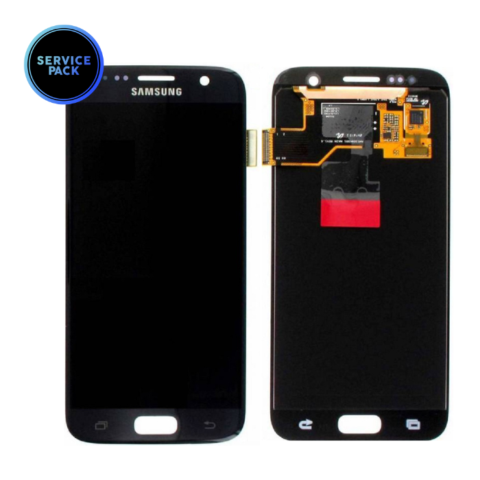 Bloc écran OLED pour SAMSUNG S7 - G930F - SERVICE PACK - Noir