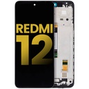Bloc écran LCD avec châssis compatible Xiaomi Redmi 12 - Reconditionné - Toutes couleurs