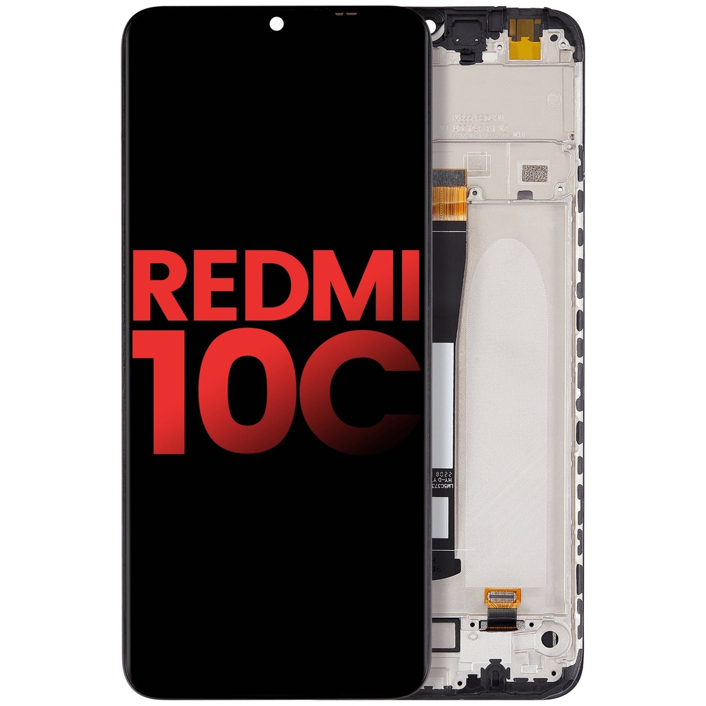 Bloc écran LCD avec châssis compatible Xiaomi Redmi 10C - Aftermarket Plus - Toutes couleurs