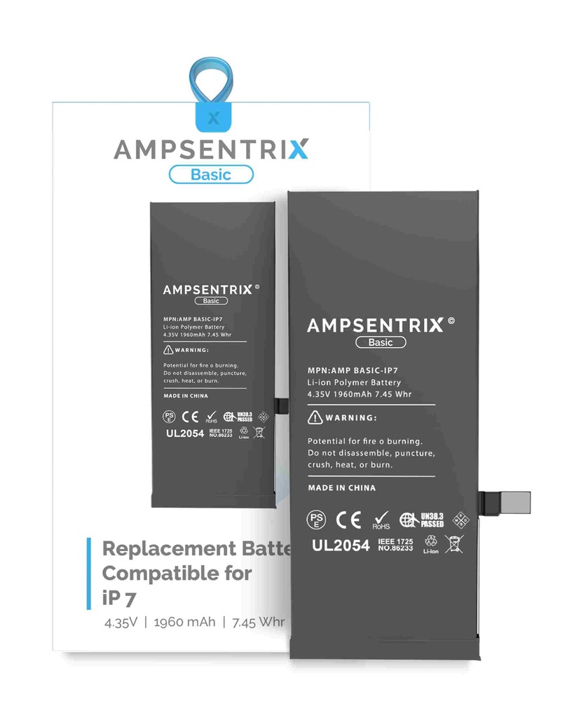 Batterie pour iPhone 7 - Ti - Ampsentrix Basic