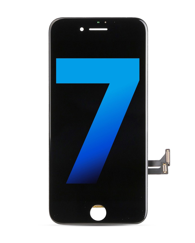 Bloc écran LCD compatible pour iPhone 7 - AM - Noir