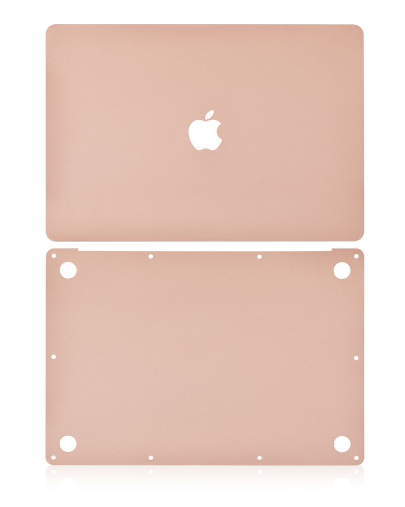 Habillage 2 en 1 - haut et bas compatible MacBook Air 13" Retina - A1932 fin 2018 début 2019 - Rose Gold