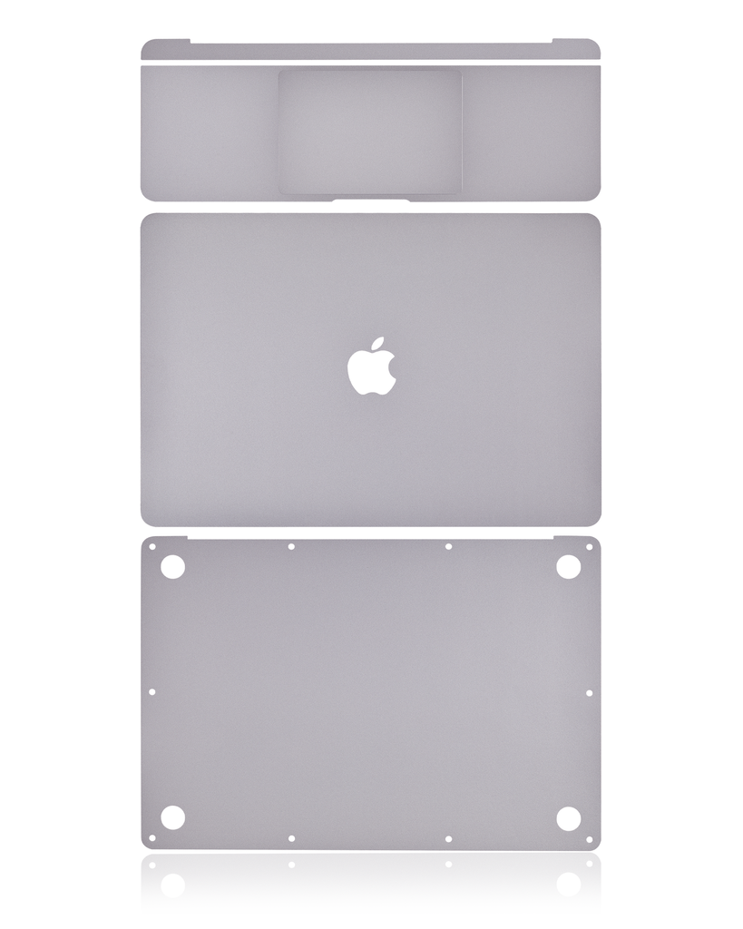 Habillage 4 en 1 - haut, bas, clavier et repose-main compatible MacBook Air 13" Retina - A2179 début 2020 - Space Gray