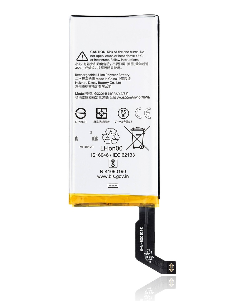 Batterie compatible Google Pixel 4 - G020I-B