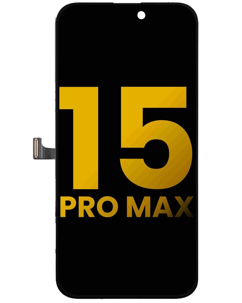 Bloc écran OLED compatible iPhone 15 Pro Max - Assemblé
