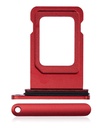 Tiroir Double SIM compatible iPhone 11 - Rouge