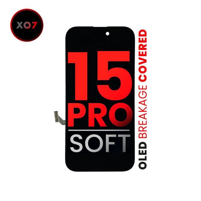 Bloc écran OLED compatible iPhone 15 Pro - XO7 - Soft