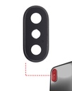Pack de 10 Lentilles caméra arrière avec support compatibles iPhone X - Aftermarket Plus - Space Gray